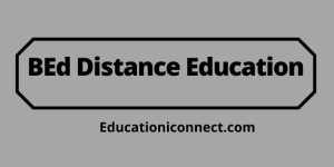 BEd Distance Education